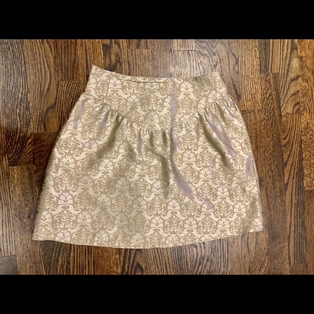 Kimchi Blue Gold Skirt- Size 2